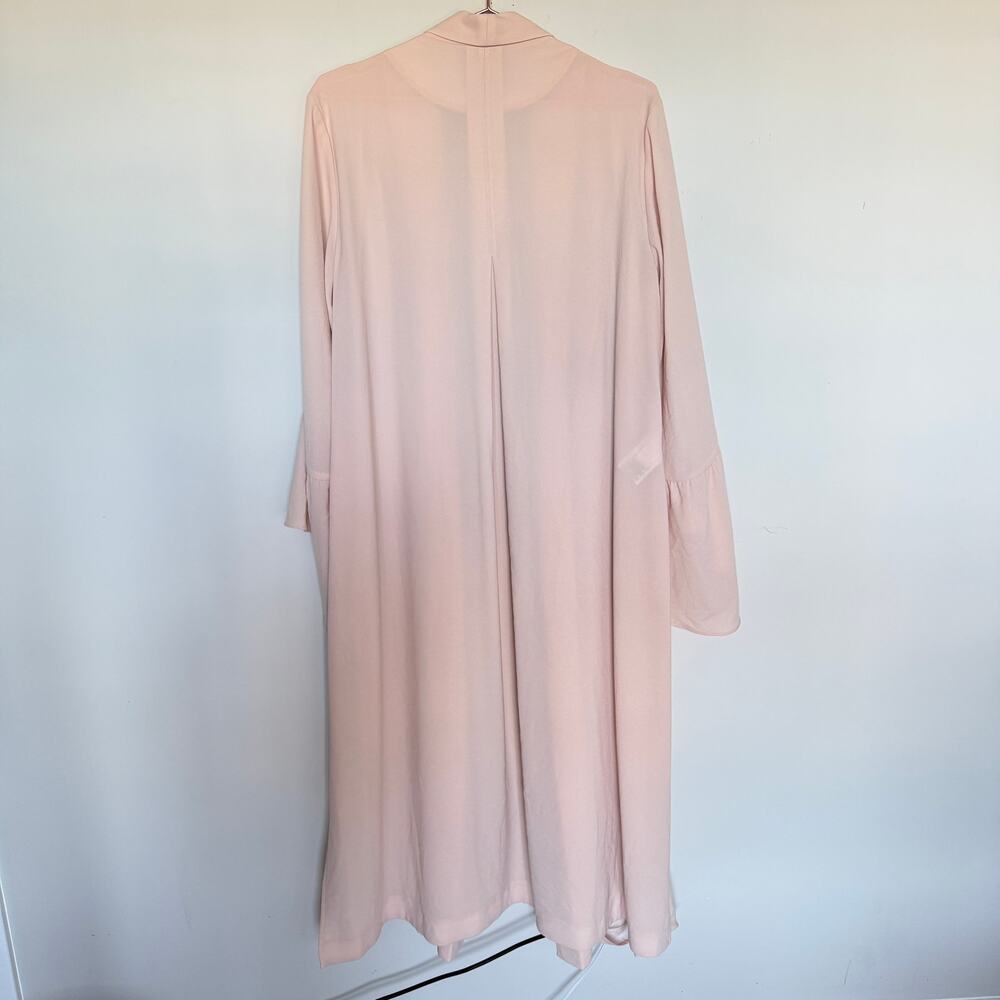 BCBG MAXAZRIA Womens Fairy Robe Jacket Large Pink Cottagecore Feminine $298 - Picture 10 of 10